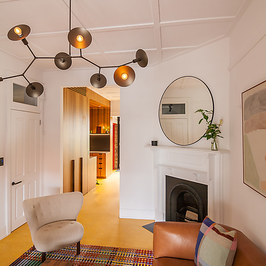 Interior photograph of Coodye Apartments by Alejandro Galdo Cora