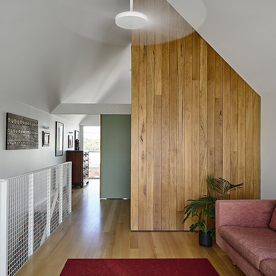 Interior photograph of Yarra Bend House by Derek Swalwell