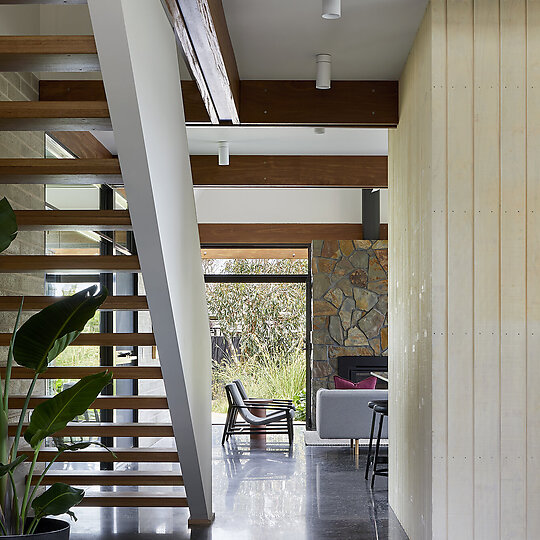 Interior photograph of Mount Eliza House by Tatjana Plitt