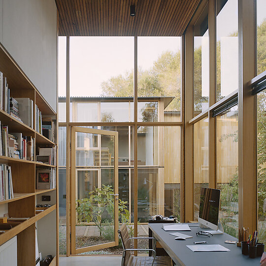 Interior photograph of Corner House by Rory Gardiner