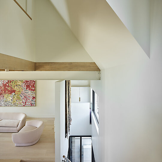 Interior photograph of House for Eva by Dave Kulesza