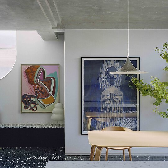 Interior photograph of South Melbourne House by Rory Gardiner