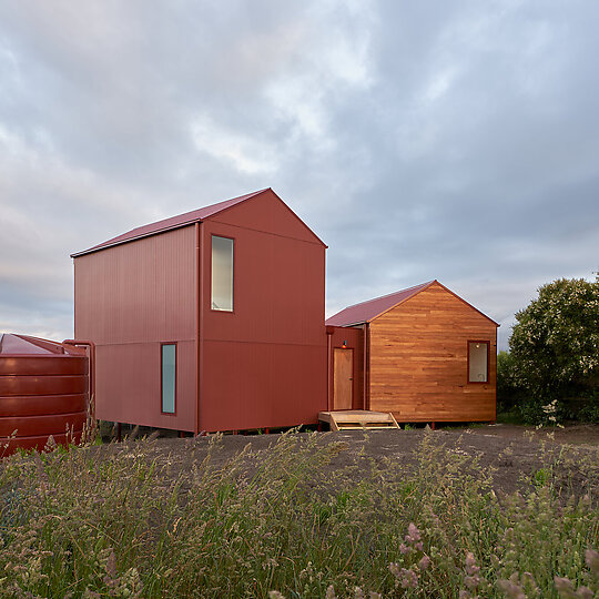 Interior photograph of House in Tasmania (Big Red) by Max Combi