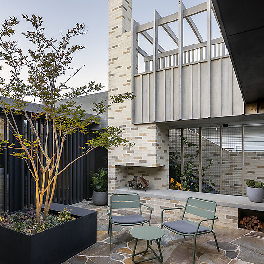 Interior photograph of Higham Road House by Bo Wong