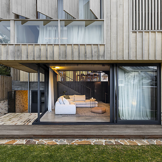 Interior photograph of Higham Road House by Bo Wong