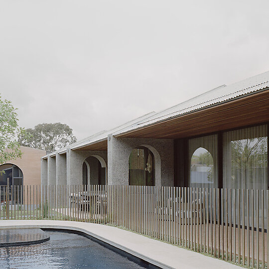 Interior photograph of Glen Iris House by Rory Gardiner