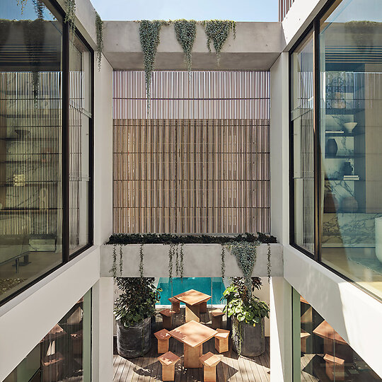 Interior photograph of Black Vespa Home by Anson Smart