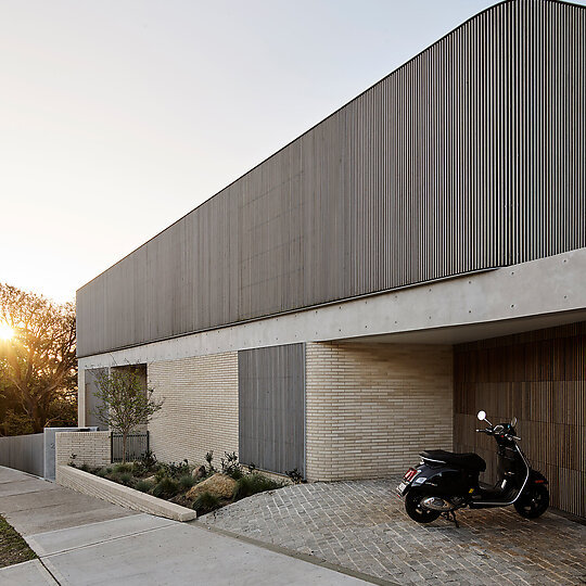 Interior photograph of Black Vespa Home by Anson Smart