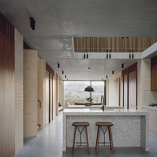 Interior photograph of Bronte House by Rory Gardiner