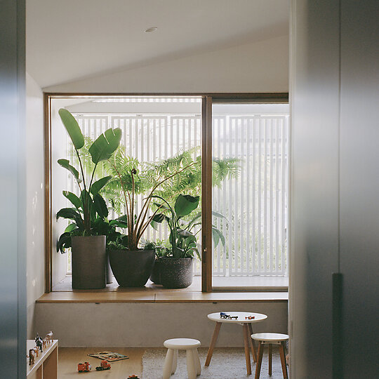 Interior photograph of Moonee Ponds House by Rory Gardiner
