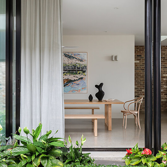 Interior photograph of Grandparents' Residence landscape by Katherine Lu