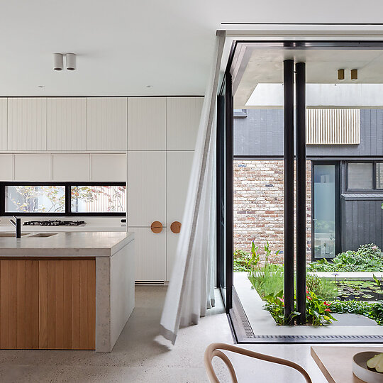 Interior photograph of Grandparents' Residence landscape by Katherine Lu