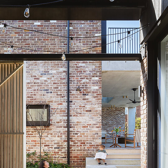 Interior photograph of Grandparents' Residence landscape by Katherine Lu