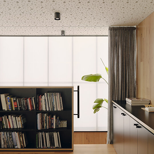 Interior photograph of Fitzroy Laneway House by Tom Ross