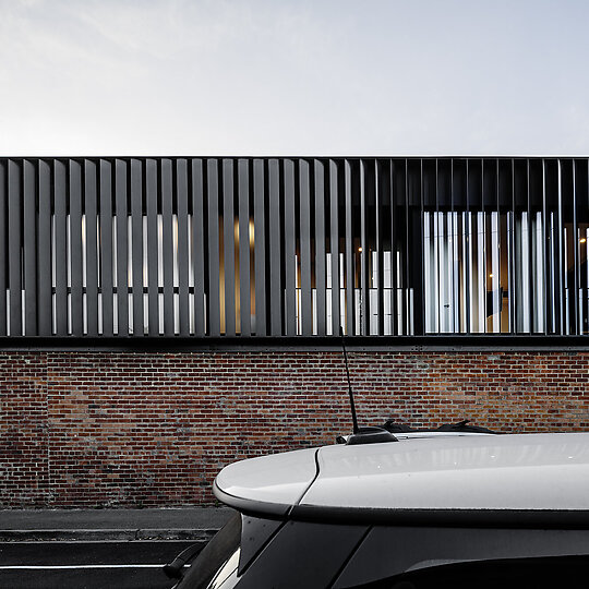 Interior photograph of Farmer Street Residence by Trevor Mein