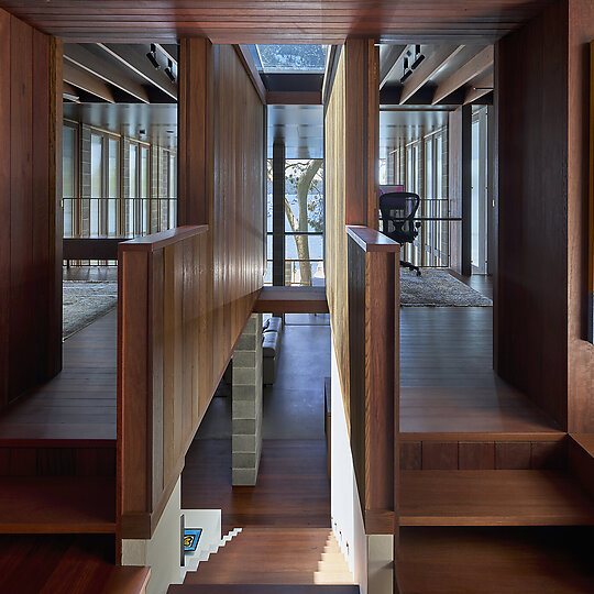 Interior photograph of Trilogy House by Michael Nicholson