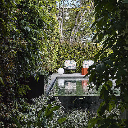 Interior photograph of House for a Landscape Designer by Derek Swalwell 