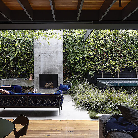 Interior photograph of House for a Landscape Designer by Derek Swalwell 