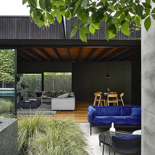 Interior photograph of House for a Landscape Designer by Derek Swalwell 