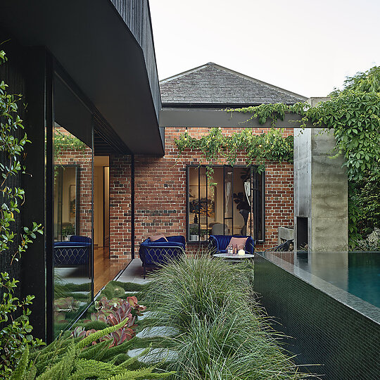 Interior photograph of House for a Landscape Designer by Derek Swalwell 