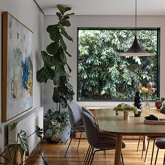 Interior photograph of House for a Landscape Designer by Derek Swalwell 
