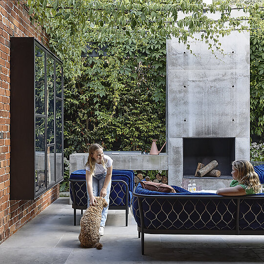 Interior photograph of House for a Landscape Designer by Derek Swalwell 