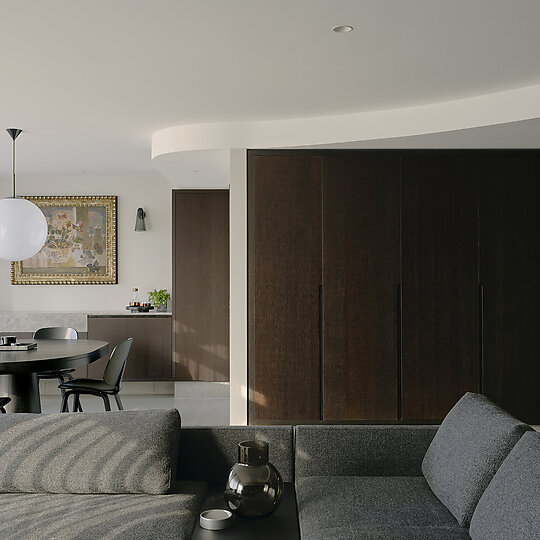 Interior photograph of Southbank Penthouse by Tom Ross