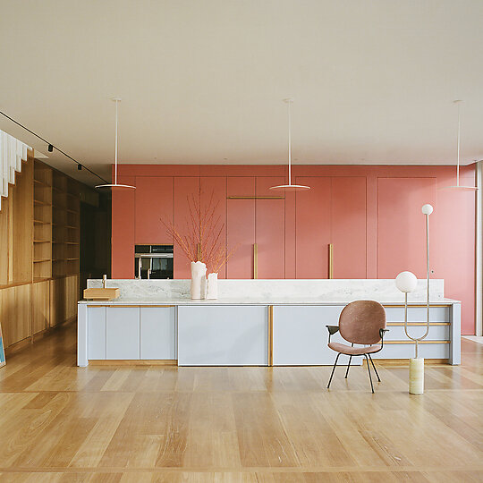 Interior photograph of Elsternwick Penthouse by Rory Gardiner