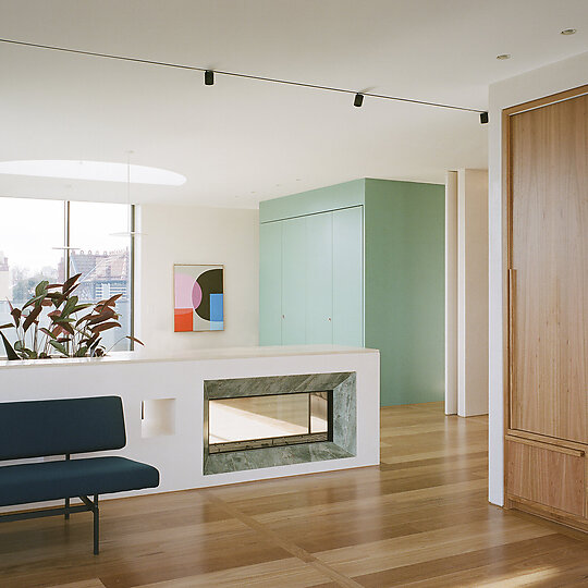 Interior photograph of Elsternwick Penthouse by Rory Gardiner