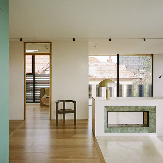 Interior photograph of Elsternwick Penthouse by Rory Gardiner