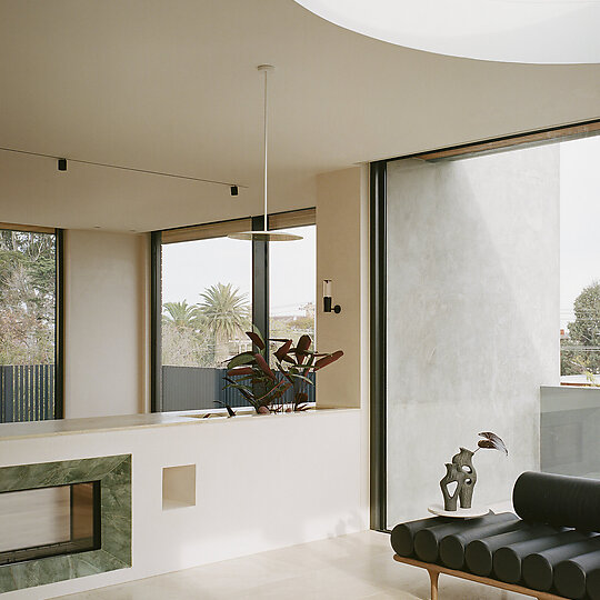 Interior photograph of Elsternwick Penthouse by Rory Gardiner