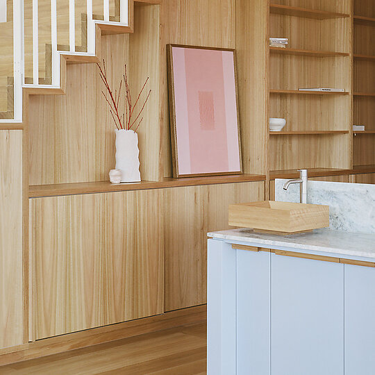 Interior photograph of Elsternwick Penthouse by Rory Gardiner