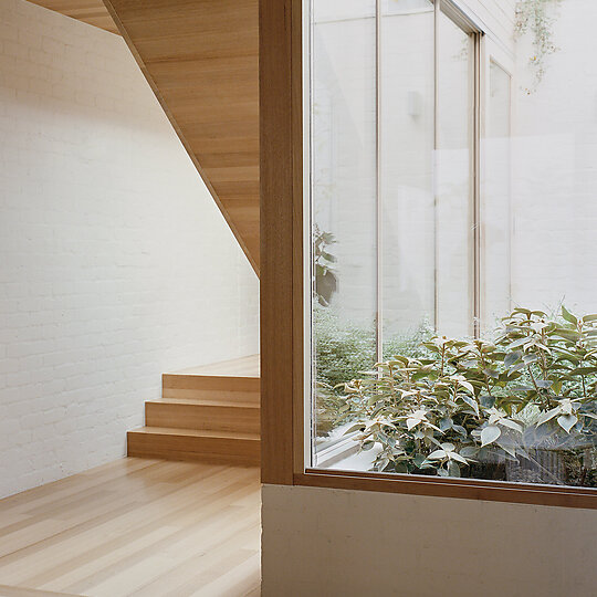 Interior photograph of Fitzroy North House by Rory Gardiner