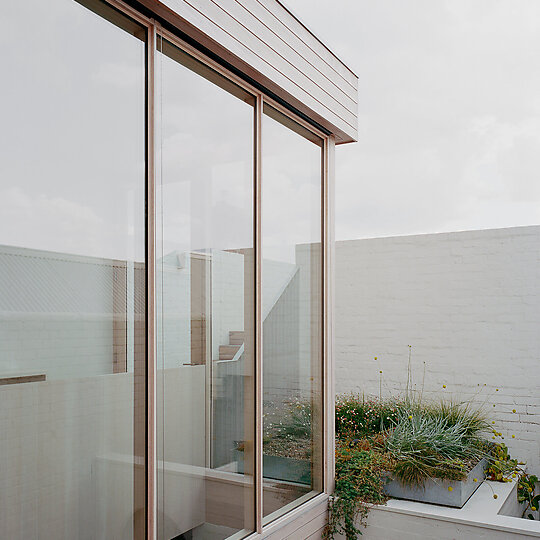 Interior photograph of Fitzroy North House by Rory Gardiner