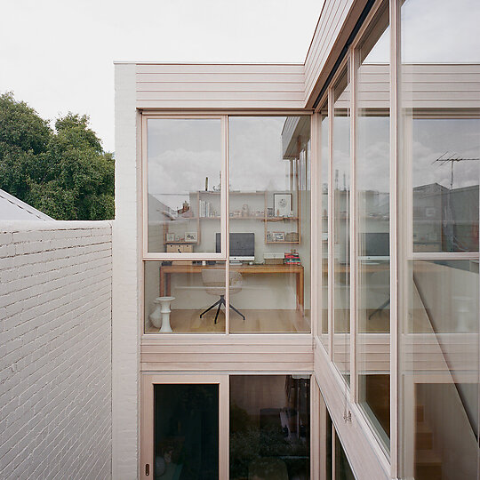 Interior photograph of Fitzroy North House by Rory Gardiner