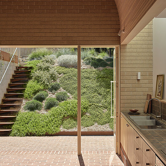 Interior photograph of H House by Sean Fennessy