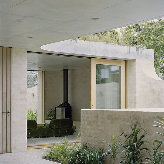 Interior photograph of Mary Street House by Rory Gardiner