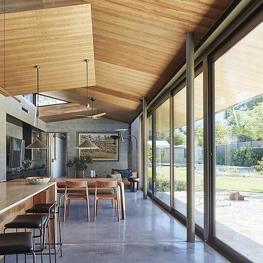 Interior photograph of DEEPWATER HOUSE by Robert Frith Acorn Photo