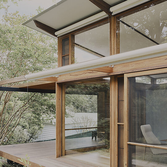 Interior photograph of Butterfly House by Daniel Mulheran