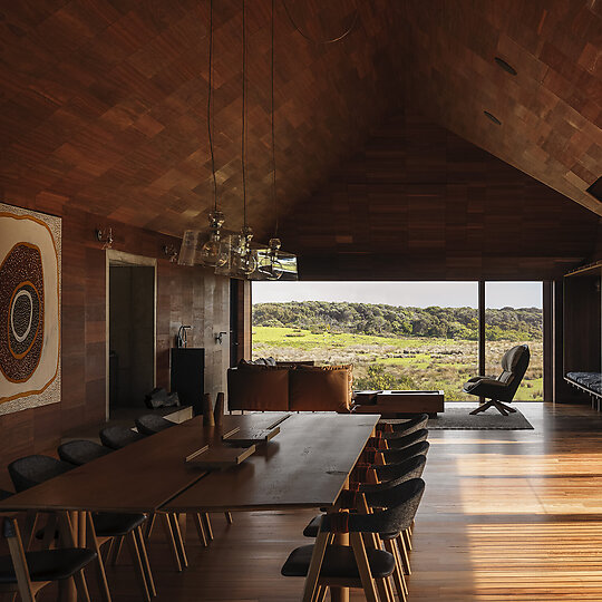 Interior photograph of Bass Coast Farmhouse by Trevor Mein