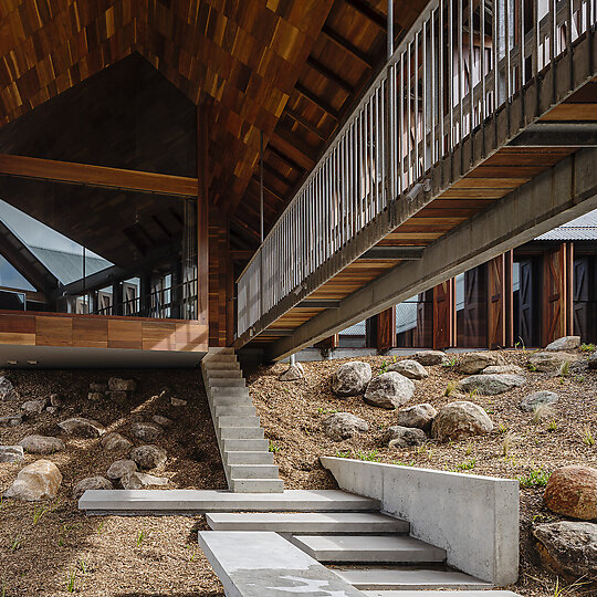 Interior photograph of Bass Coast Farmhouse by Trevor Mein