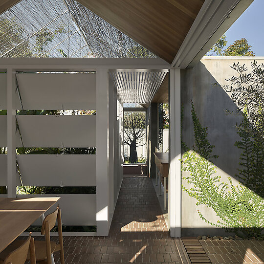 Interior photograph of Hopscotch House by Toby Scott