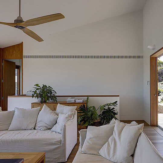 Interior photograph of Copacabana House by Brett Boardman