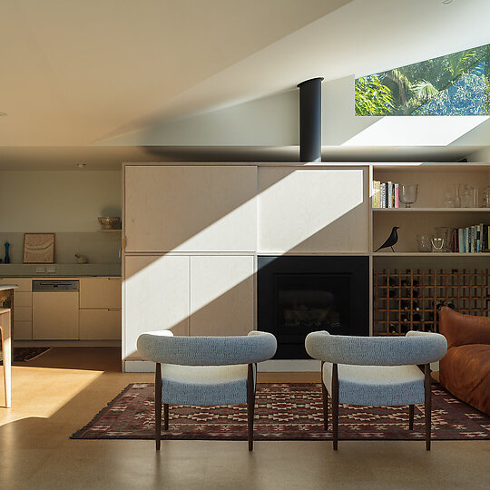 Interior photograph of House for BEES by ClintonWeaver