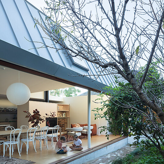 Interior photograph of House for BEES by ClintonWeaver