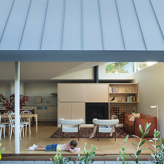 Interior photograph of House for BEES by ClintonWeaver