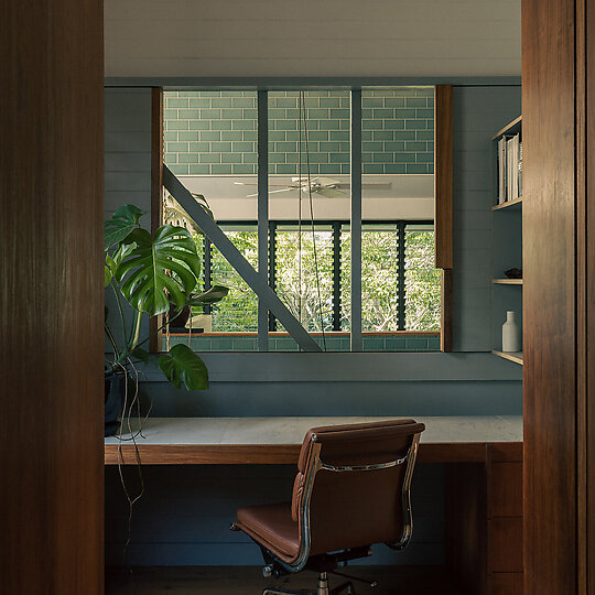 Interior photograph of East Brisbane House by SHANTANU STARICK