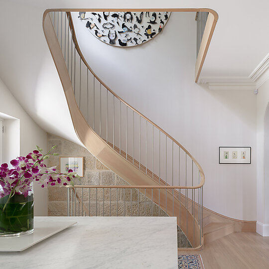 Interior photograph of Millers Point Townhouse by Guthrie Project