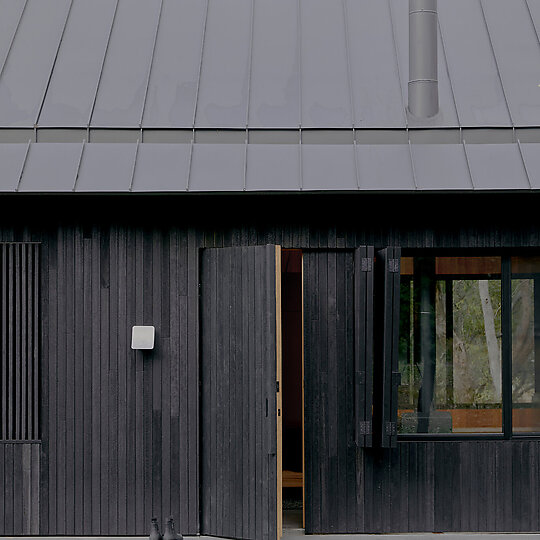 Interior photograph of Bittern Cabin by Ben Moynihan