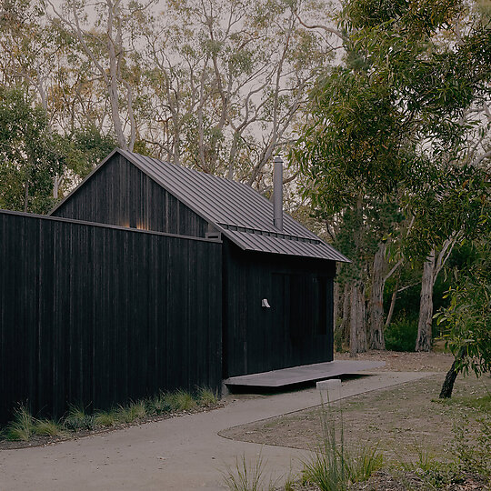 Interior photograph of Bittern Cabin by Ben Moynihan